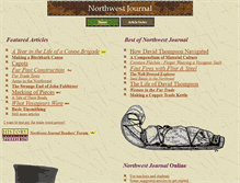 Tablet Screenshot of northwestjournal.ca
